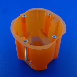 Puszka do ścian pustych 60 głęboka łączona z wkrętem