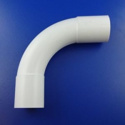 Złączka kątowa 40 biała