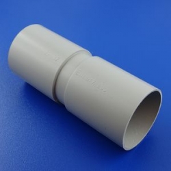 Złączka prosta 37 szara